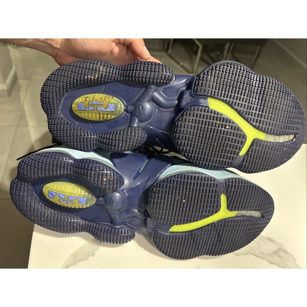 Size 13 - Nike LeBron 19 Fast Food - Dutch Blue - Picture 6 of 8